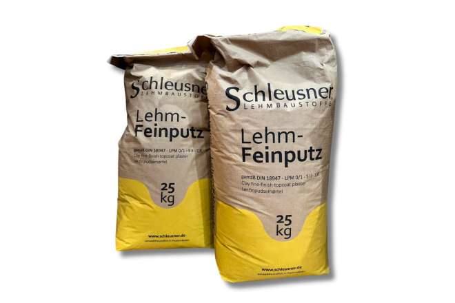 Claytec Lehm Oberputz Fein Trocken Naturanum