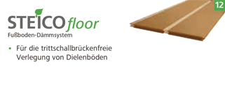 Steico floor Fußboden-Dämmsystem